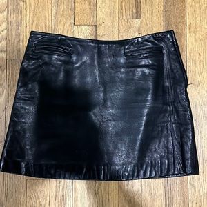 Guess Collection leather mini skirt